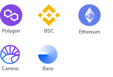 Blockchain networks we support to deploy contracts.